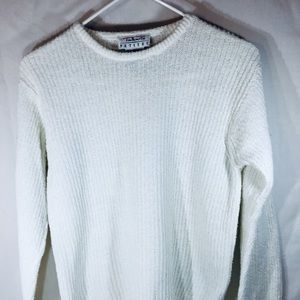 Talbots White Sweater Small